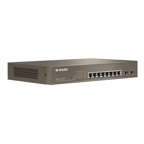 Tenda 8GE +2SFP with 8-Port PoE(Managed) Tenda 8GE +2SFP with 8-Port PoE(Managed) image