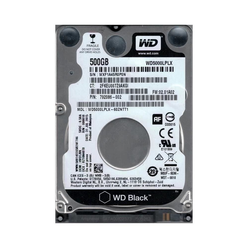 HDD WD 2.5 500 GB HDD WD 2.5 500 GB image