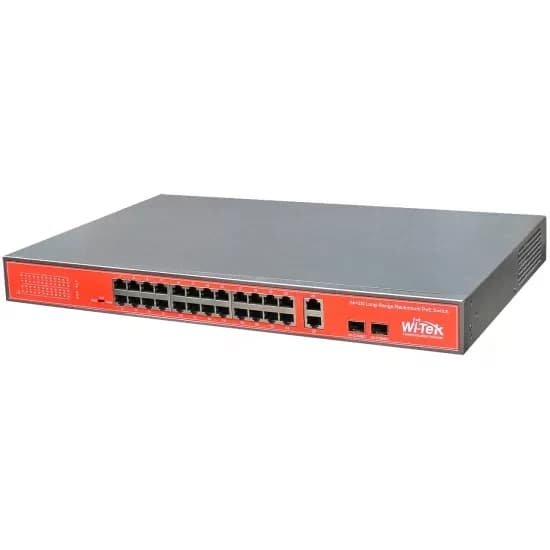 WI-PS526G 24 Port 250W 60W Hi PoE standard WI-PS526G 24 Port 250W 60W Hi PoE standard image